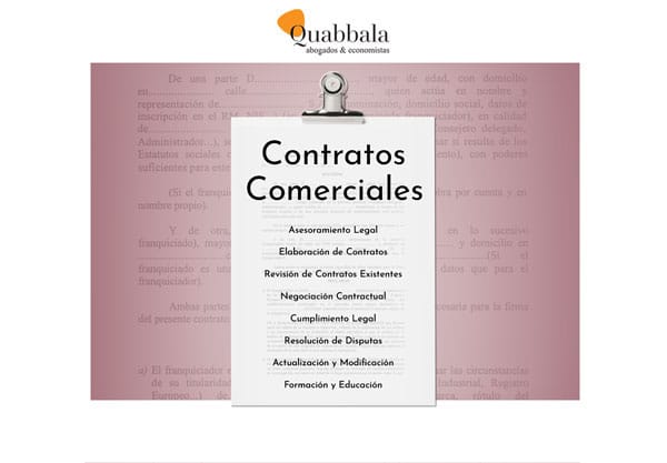 el cumplimiento efectivo de contratos comerciales