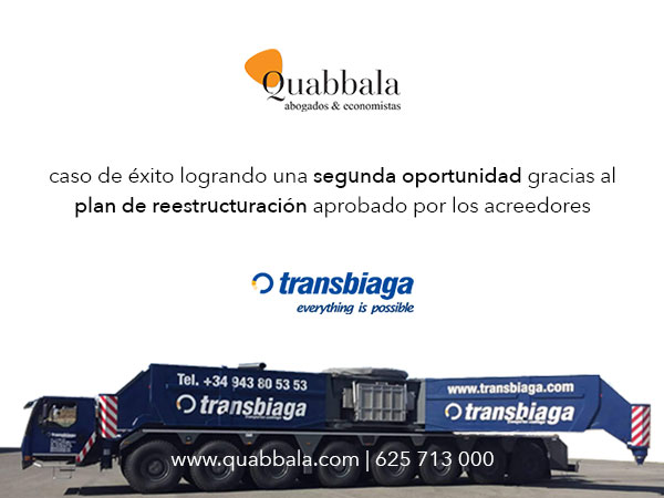 Transbiaga, plan de reestructuración aprobado por los acreedores y que ha sido homologado en sentencia firme del juzgado mercantil